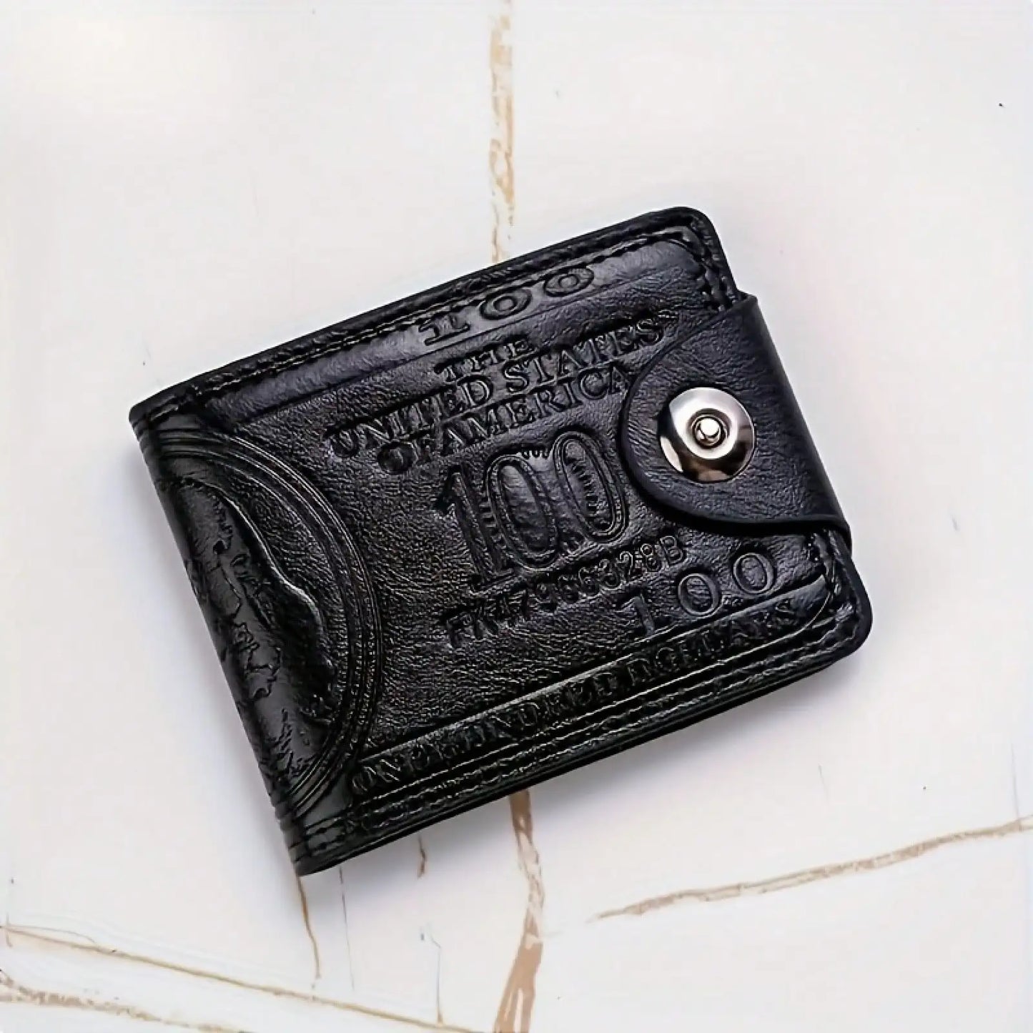 Large Capacity Men’s Leather Wallet – Fashion Card & Money Holder