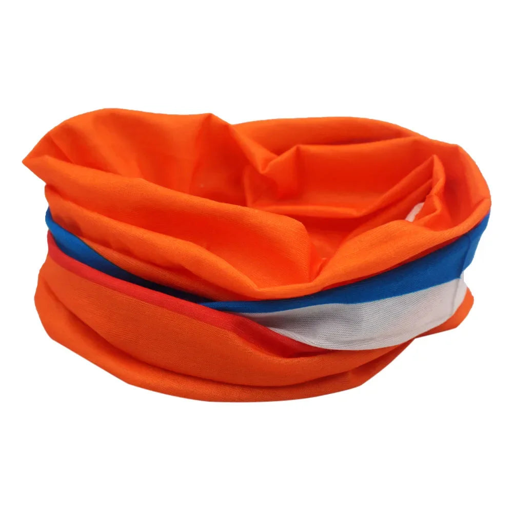 World Football Fans National Flag Face Bandanas Spain France Korea Mexico Germany Seamless Neck Gaiter Men Women Headwear Scarf