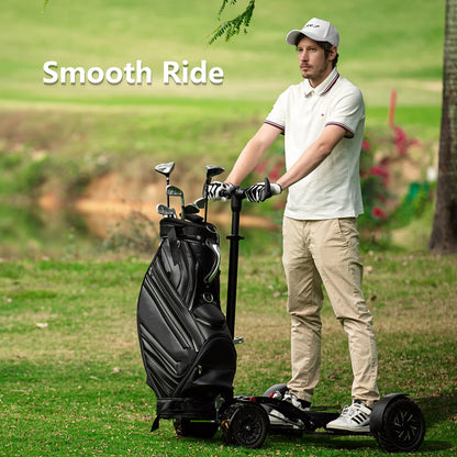 Electric Four Wheel Golf Cart 48V 14Ah Aluminum Alloy Black