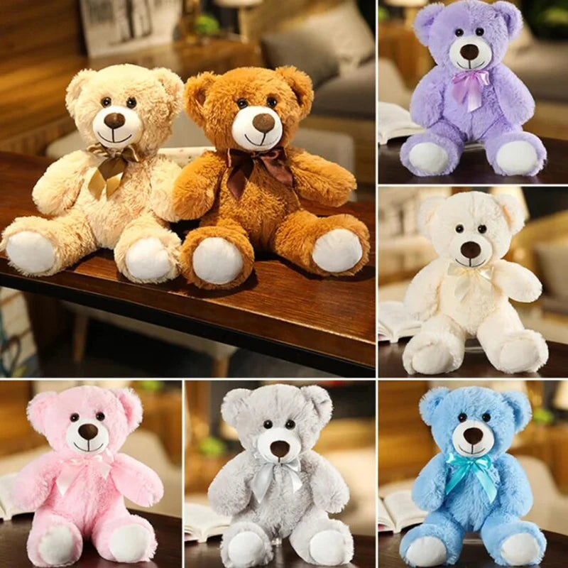 New Hot Christmas Bear Lovely Teddy Bear Plush Toys Stuffed Cute Bear Doll Boys&Girls Valentine's Gift Kids Baby Christmas Gift