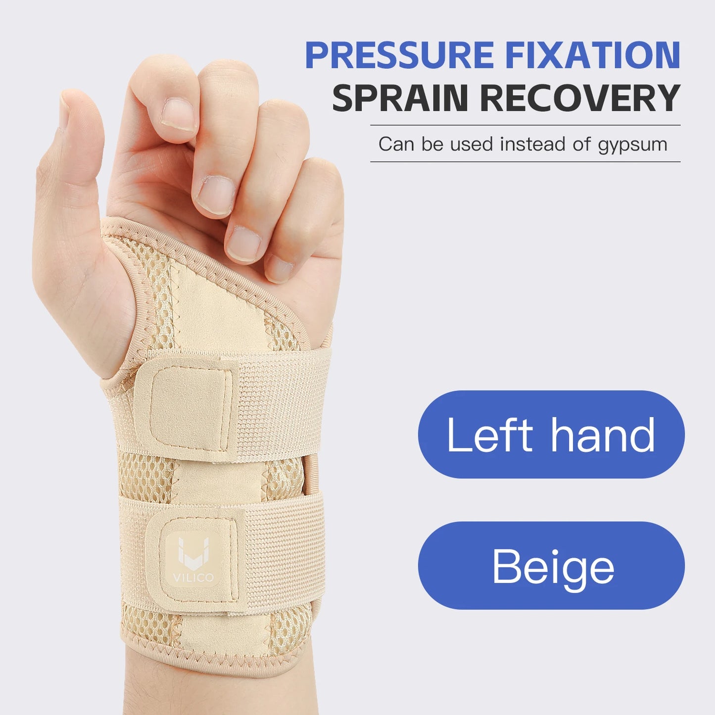 Finger Joint Pain Tendon Sheath Adjustable Dual Strap Wrist Guard with Thin Design Thumb Strain Protection Strap Wrist Guard
