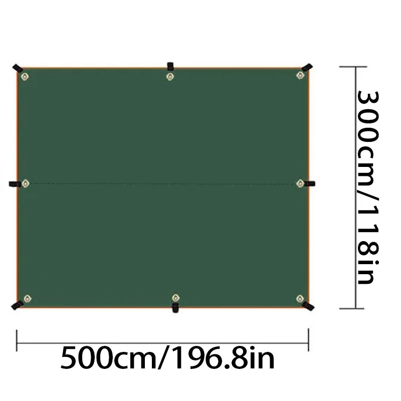 Ultra light canvas garden canopy, sunshade, camping hammock, courtyard sunshade, used for outdoor activities