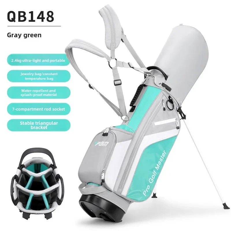 PGM Women's Golf Bags Lightweight 7-hole Bracket Bag QB148