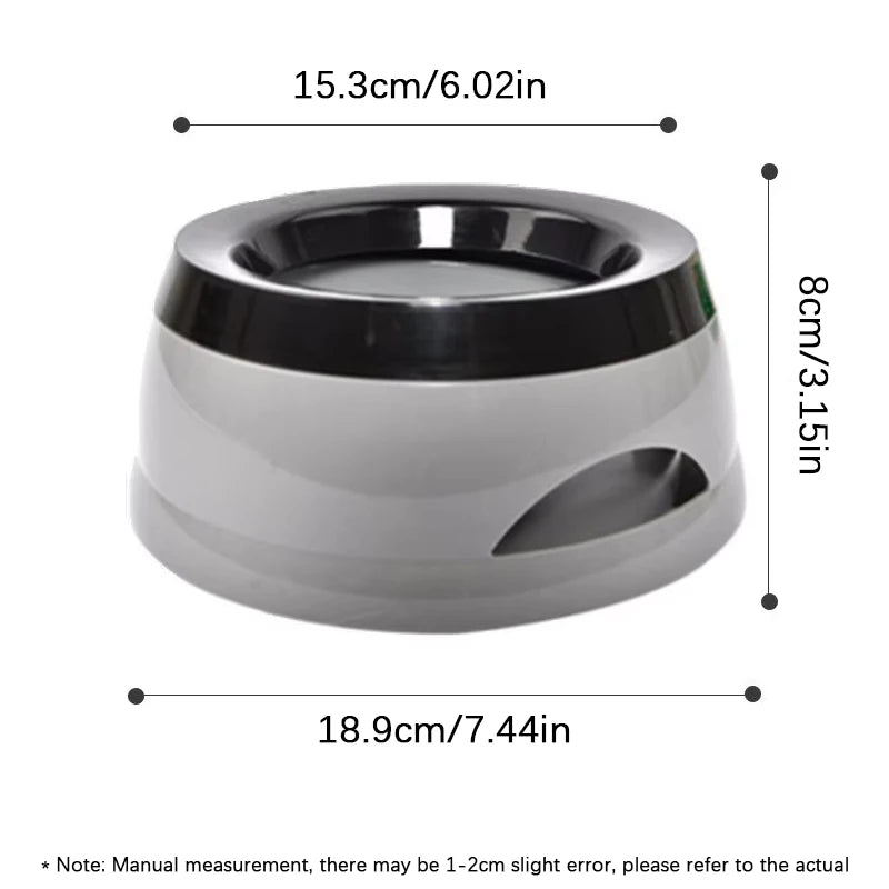 Pet Dog Bowls Floating Not Wetting Mouth Cat Bowl No Spill Drinking Water Feeder Plastic Portable Dog Bowl dog accessories