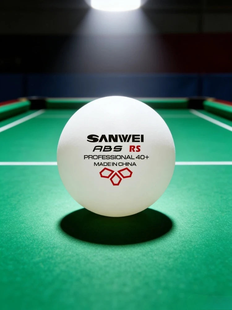 Original SANWEI ABS New Material 40+ Table Tennis Balls 50/100PCS Professional Ping Pong Balls For Training Table Tennis Balls
