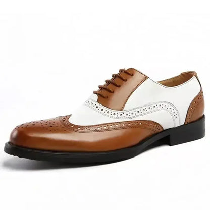 Men's Plus Size Lace Up Dress Shoes Point Toe Business Formal Wedding