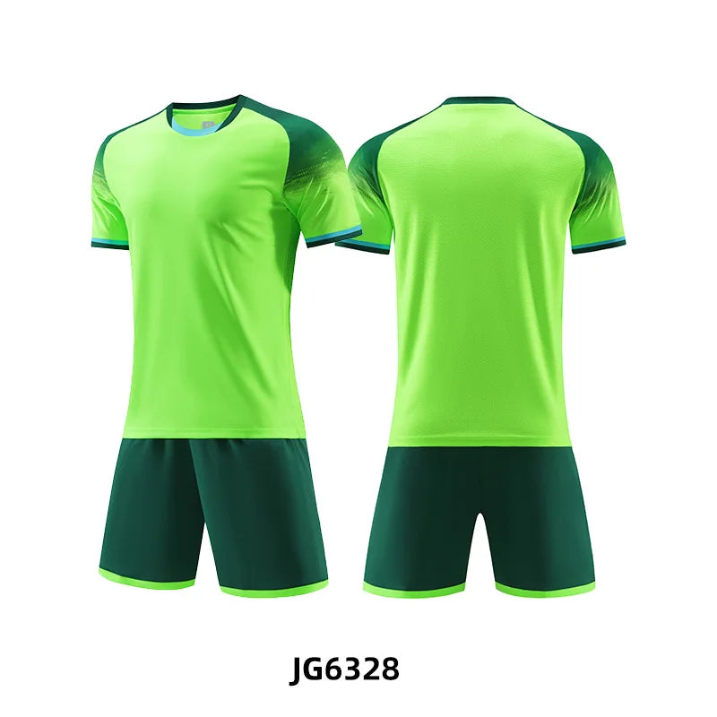 Adult Kid Football Jersey Men Customize Soccer Uniform Sports Shirt Women Futsal Sportswear Child Team Training Tracksuit Outfit
