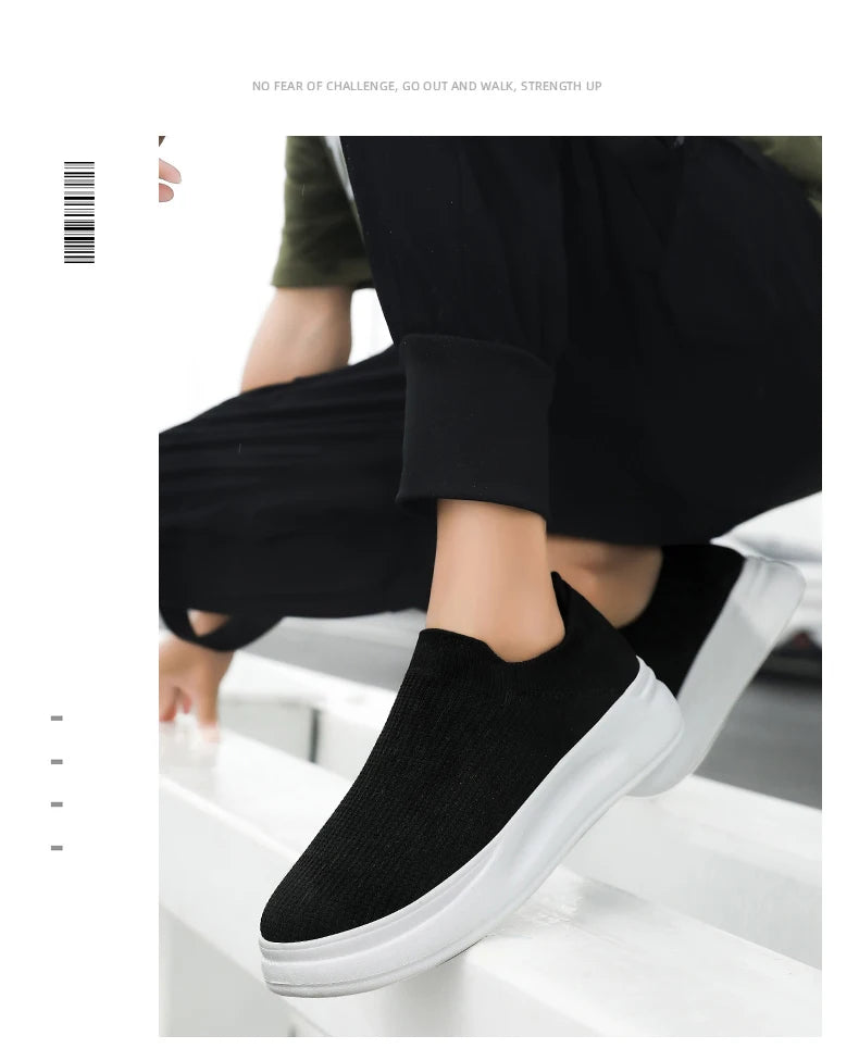 Mesh Breathable Walking Shoes Cotton Casual Sneakers