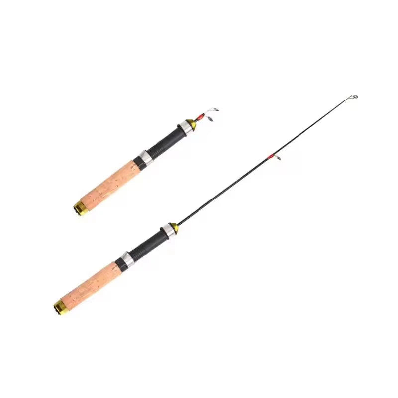 60cm mini shrimp fishingrods carbon telescopic pole ice fishing rod