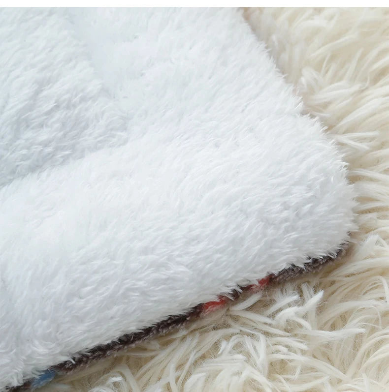 Flannel Pet Sleeping Mat – Soft Dog & Cat Bed for Small and Large Pets