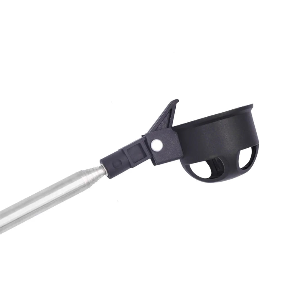 Golf Ball Pick Up Tools Telescopic Golf Ball Retriever Catcher Golf Training Aids Automatic Locking Scoop Picker Golf Ball