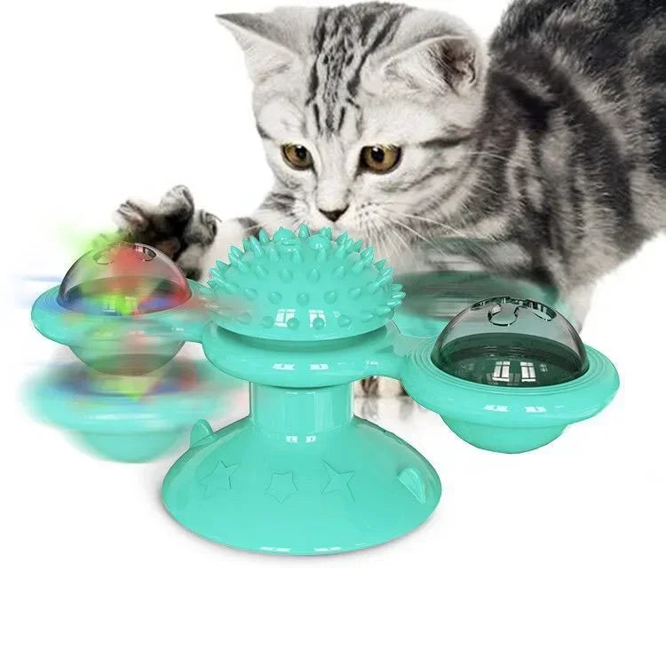 Cat Spinning Turntable Toy