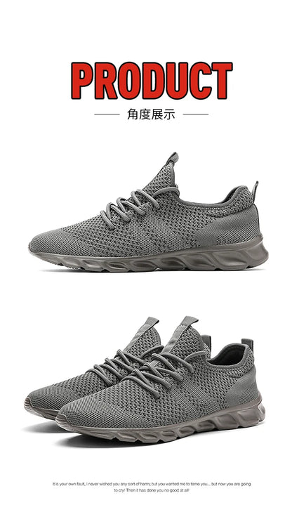 Men's Running Shoes Breathable Antiskid Wear-Resistant Casual Sneakers