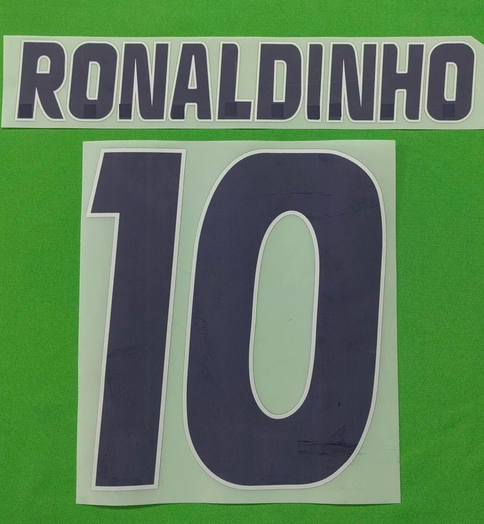 Retro Soccer Nameset #10 SUPER STAR Printing CUSTOMIZE NAME NUMBER Heat Transfer Soccer Patch Badge