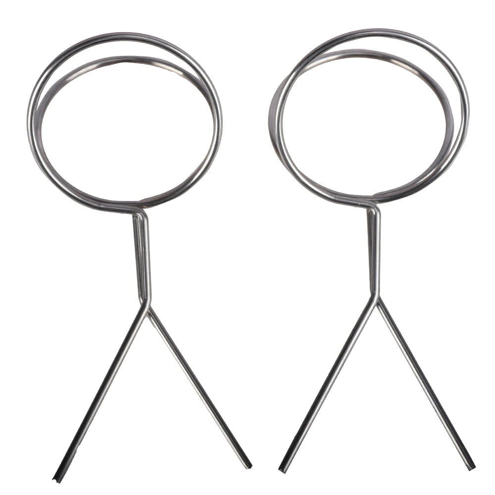 2pcs Golf Ball Retriever 60mm Ball Clip Grabber, Golf Ball Pickup Tool Picker for Practice, Training & Park Golf Accessories