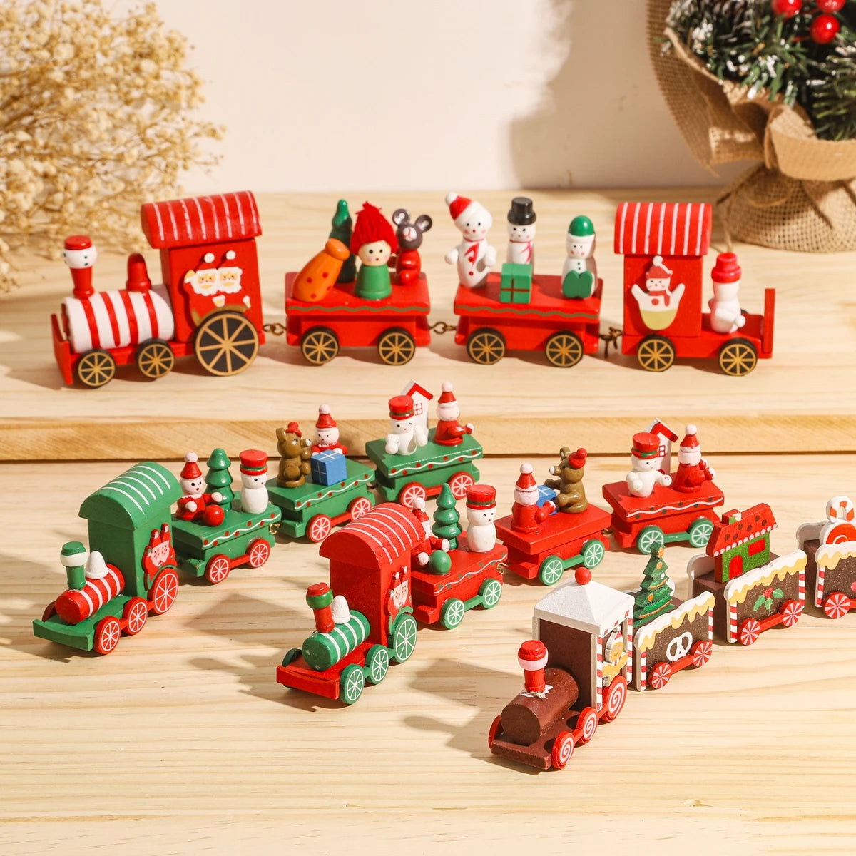 Christmas Train Decoration – Merry Christmas 2025 Home Ornament, Xmas & New Year 2026 Gifts