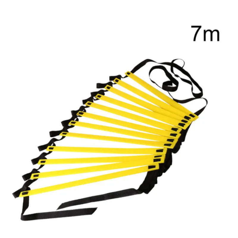 Professional Agile Ladder-Heavy duty Nylon Training Ladder with Anti slip Rod,Foldable,Easy to Carry,Suitable for Sport Training