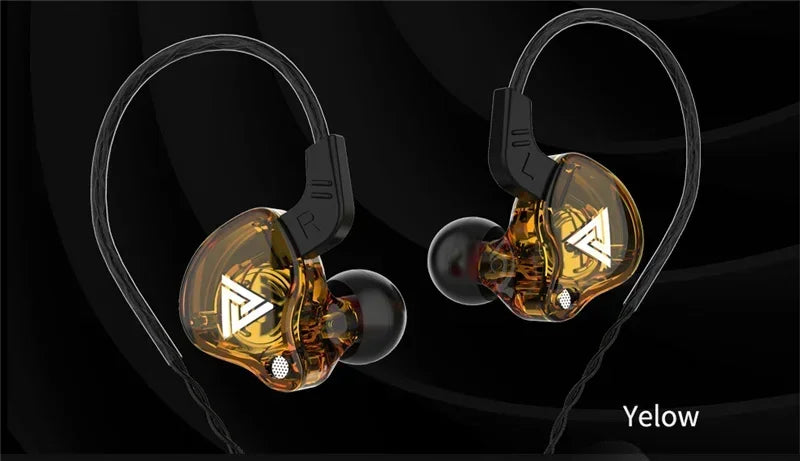 3.5MM Headset Music Earbuds In Ear With Mic Original QKZ AK6 Copper Driver HiFi Wired Earphone Race Sport Headphone Bass Stereo