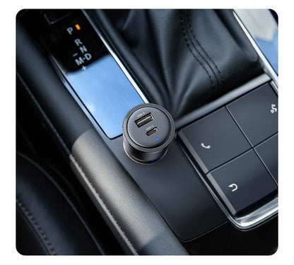 Car Charger USB C USB A PD QC 3 PPS 60W Fast Charge