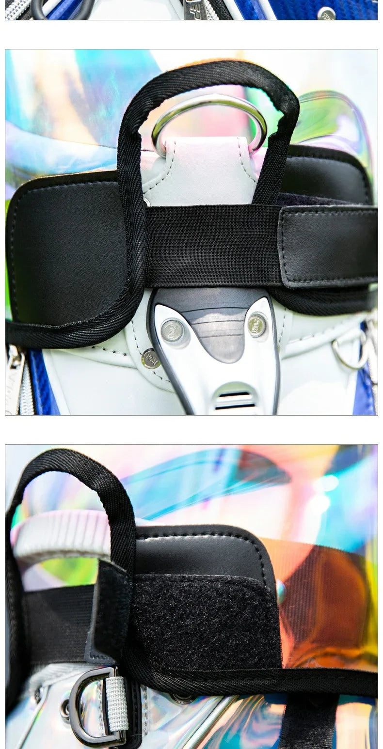 PGM Men Women Golf Bags Cap Universal Colorful Transparent Ball Bag Caps QB072