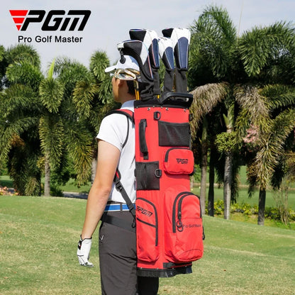 Golf Club Bag Backpack Nylon Ultra Lightweight Waterproof Fixed Insert
