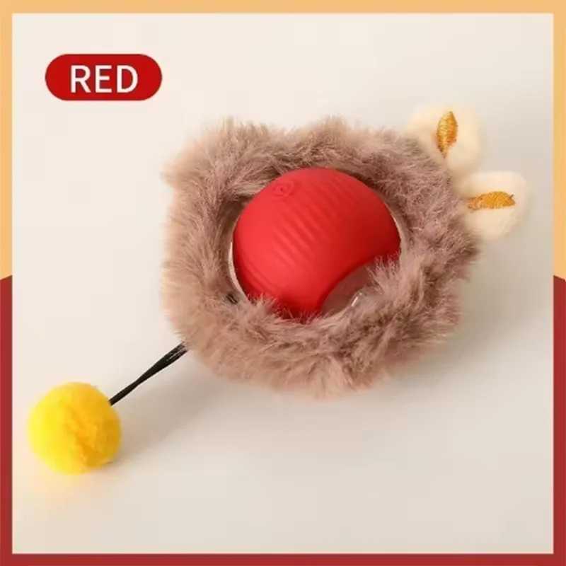 Automatic Teasing Cat Ball & Self-Exciting Cat Stick – Durable Pet Toy