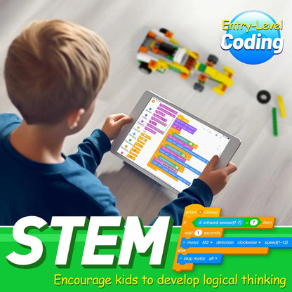 20-In-1 Programmable Robot Building Kit For Kids STEM Education