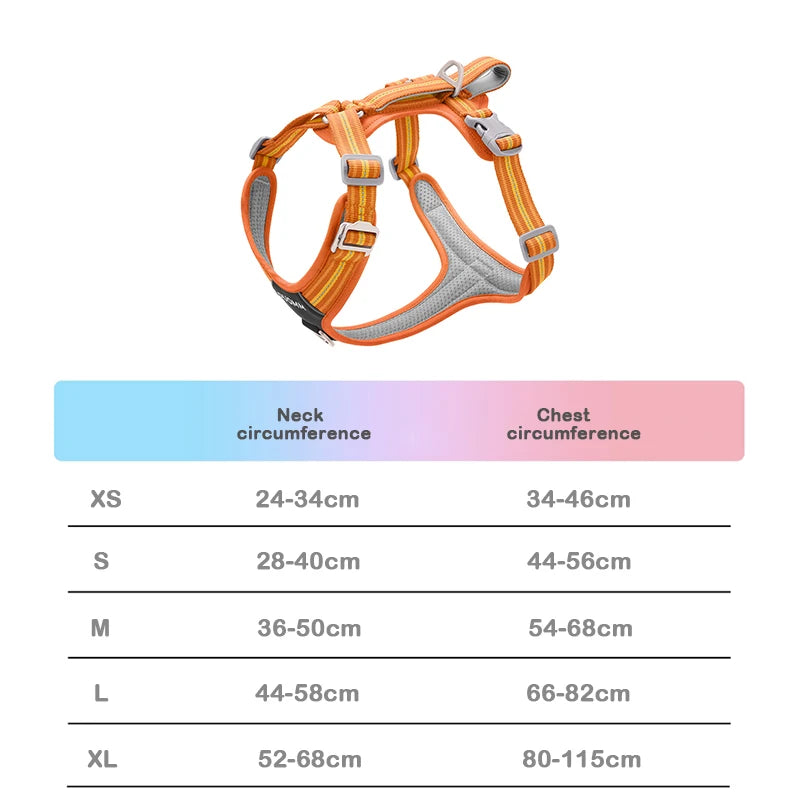 Dog Harnesses Leash Vest With Refletive Strap Pet Chest Pet Dog Training Harness for Medium and Large Dogs Explosion Proof