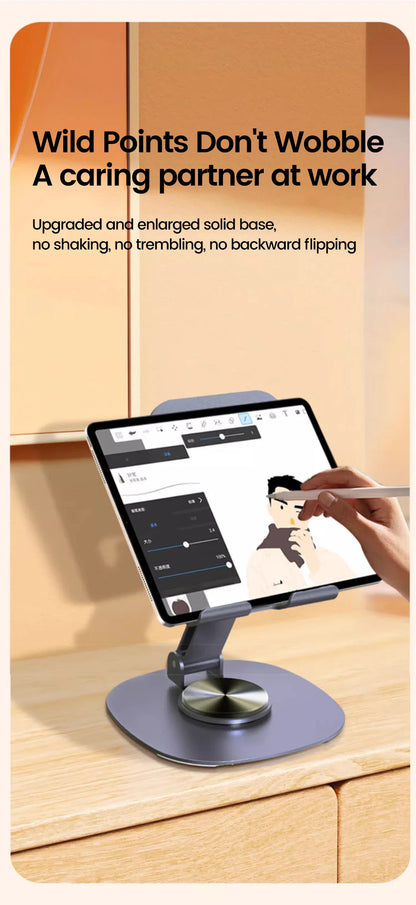 Rotating Desk Phone Holder Stand Universal Compatibility