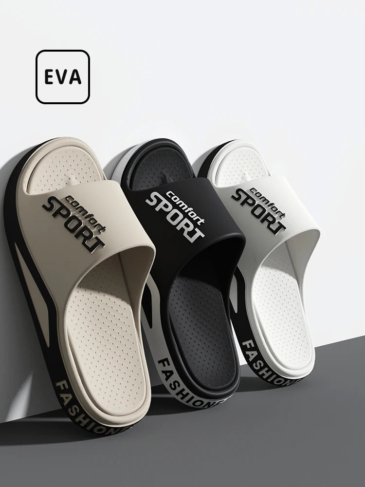 Men EVA Sandals Anti Slip Indoor Outdoor Slippers Breathable Shower