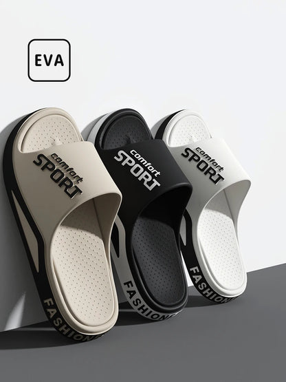 Men EVA Sandals Anti Slip Indoor Outdoor Slippers Breathable Shower