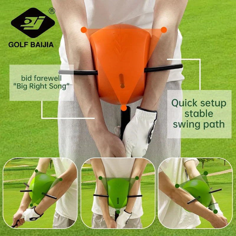 Golf swing arm posture corrector, swing training ball, swing chicken wing corrector, golf chipping accessories