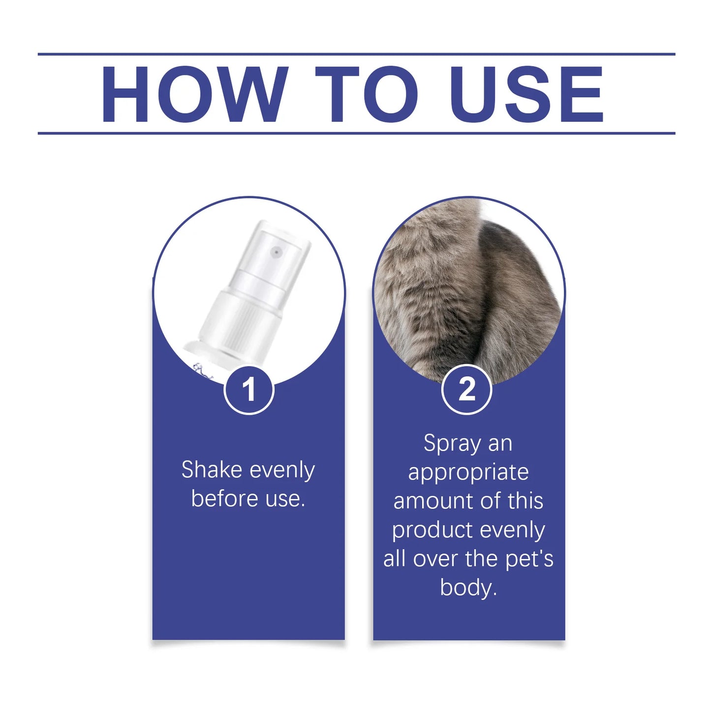 Pet Deworming & Deodorizing Spray: Liquid Spray for Flea Control, Body Deodorization and Deworming
