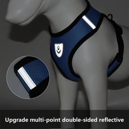 Cat Leash and Harness Set for Kitten Pets Breakaway Quick Release Reflective