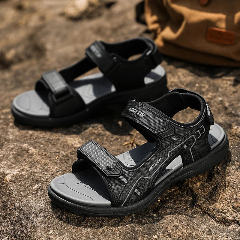 Men's Outdoor Sandals Open-Toe Anti-Slip Breathable EVA Insole