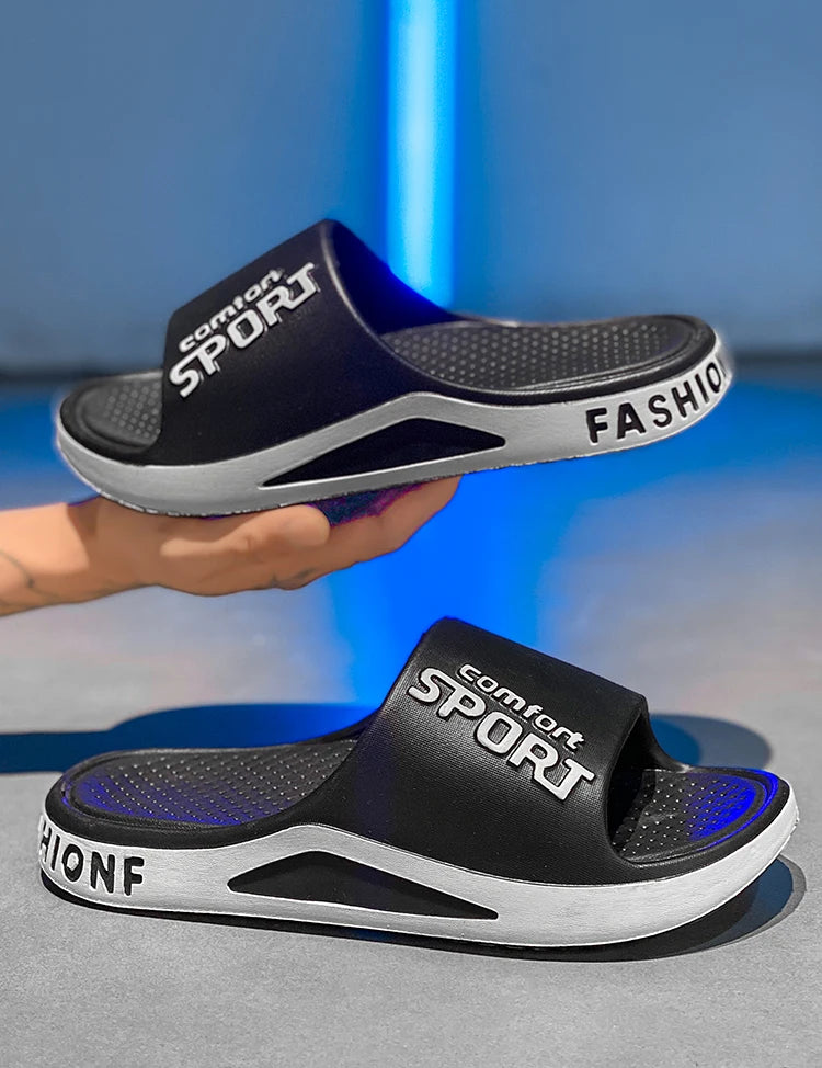 Men EVA Sandals Anti Slip Indoor Outdoor Slippers Breathable Shower