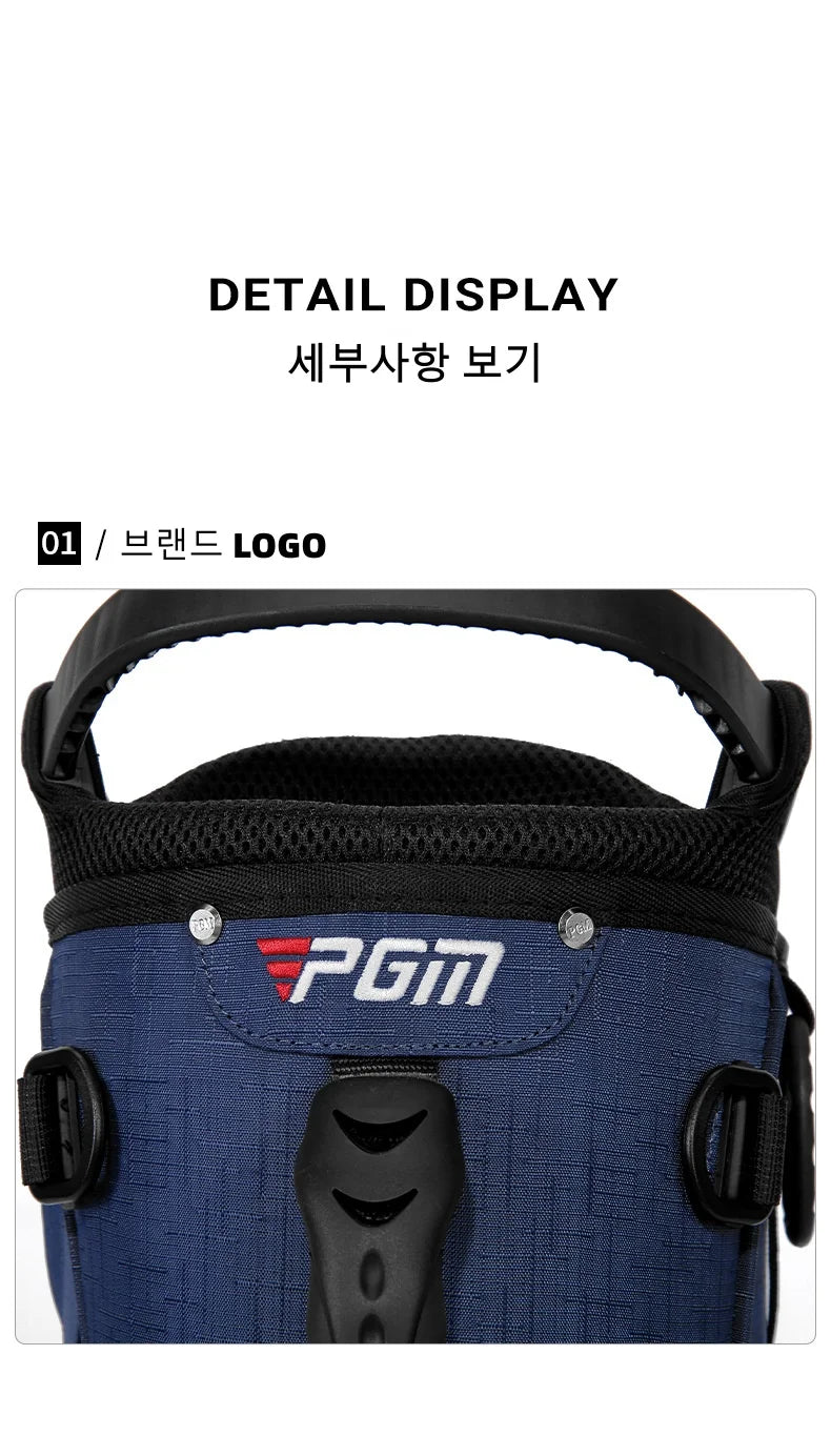 PGM Golf Bags Men Women Lightweight Multifunctional Stand Bag Can Hold a Full Set of Clubs QB074