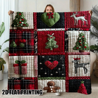 Christmas Throw Blanket, Polyester Flannel, 70x100cm or 100x130cm