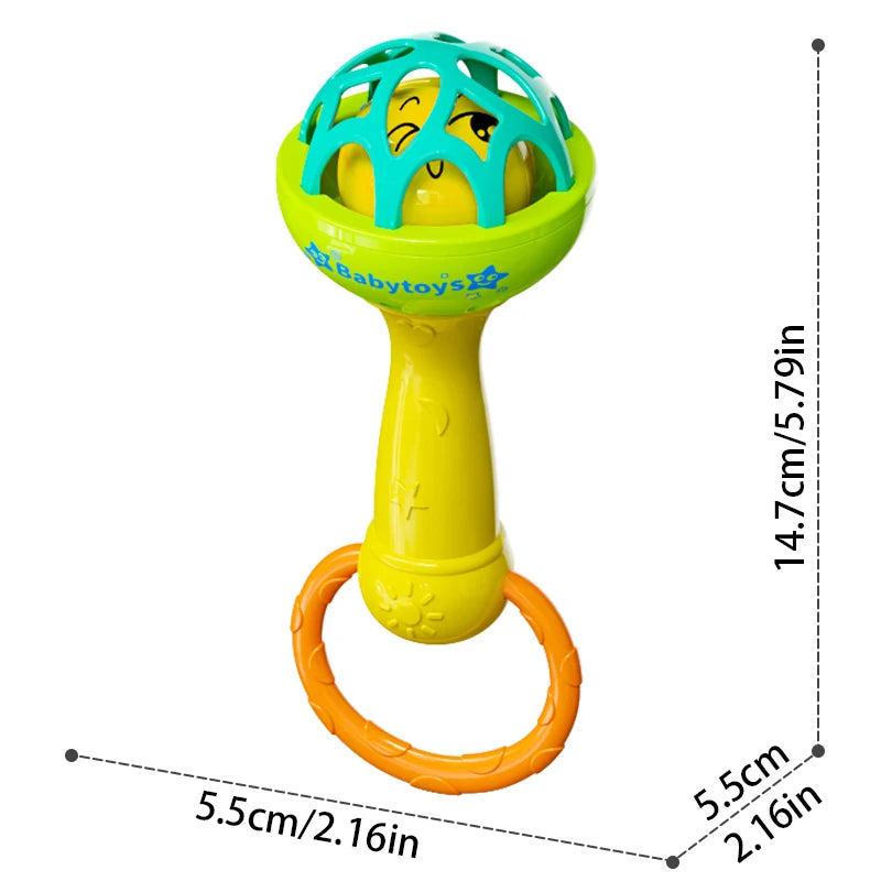 3/1pcs Baby Rattles 0 12 Months Baby Educational Toys Shaker Grab Spin Set Sensory Educational Newborn Gift for Infant Boy Girls