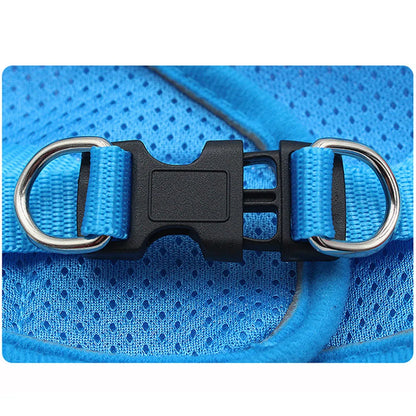 Adjustable Reflective Nylon Pet Harness And Leash Escape Proof
