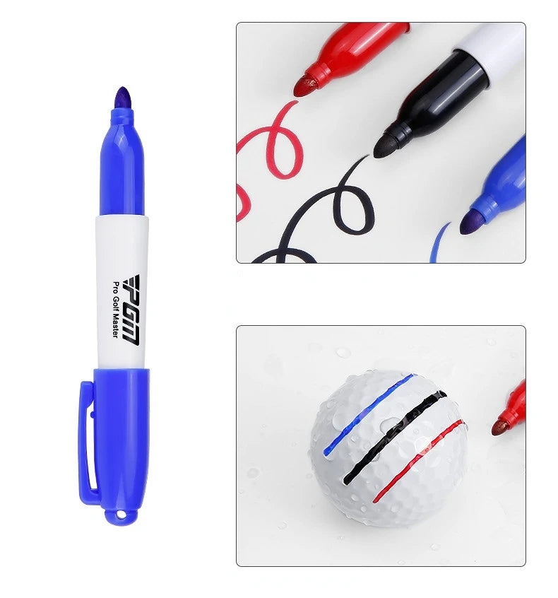PGM 3pcs Golf Marker Special Marker Is Waterproof, Not Easy To Fade and Easy To Carry ZP034
