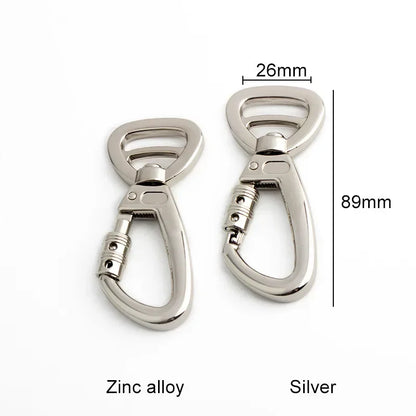 Auto Locking Carabiner With Swivel Ring For Dog Leash