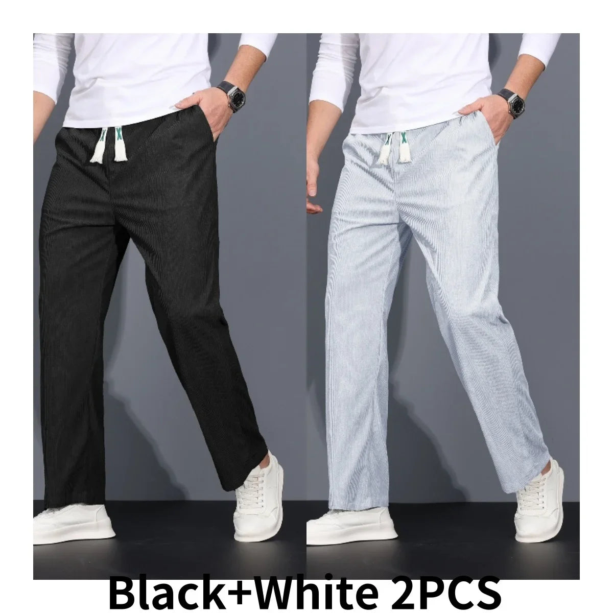 Men's Outdoor Golf Sports Windproof and Breathable Trend Straight Leg Pants Are Comfortable Fashionable Versatile Casual Pants