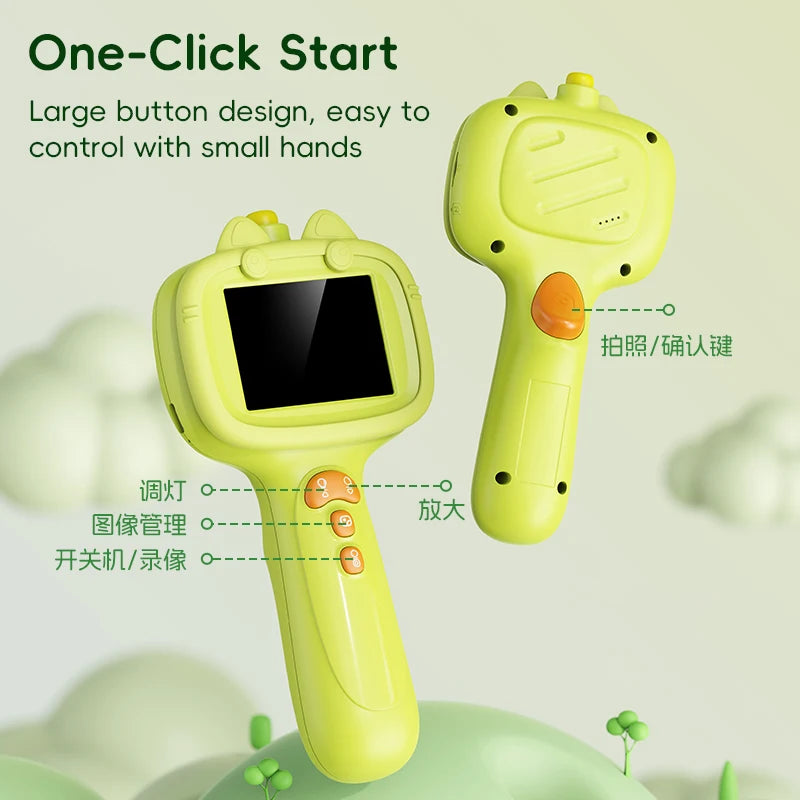 Kids Borescope Snake Camera with Light Outdoor STEM Educational Toy Endoscope Science Gift for Boys Girls Camping Explore Nature