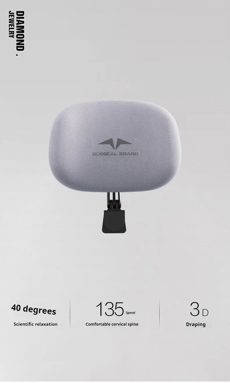 Upgraded Memory Foam Headrest Attachment For Office Chair Adjustable Height Angle Elastic Head Pillow Neck Support Rest Cushion