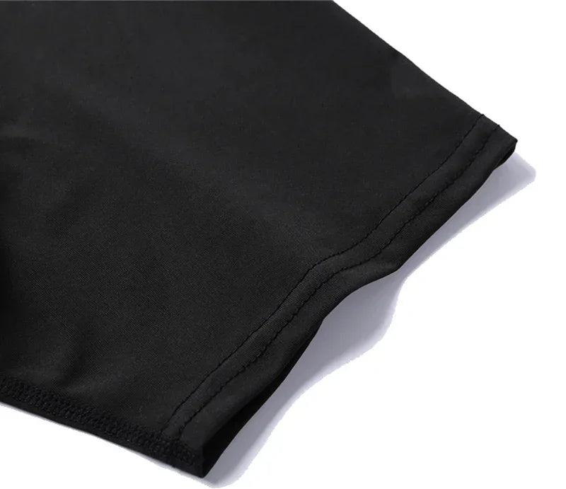 Men's Bat Print Compression Shirt Summer Short Sleeve Quick Dry Rash Guard Gym Workout Running T-Shirt Athletic Tees Tops