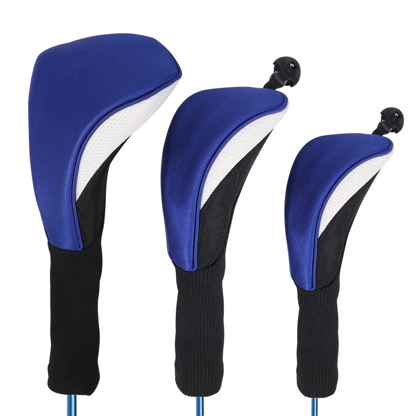 3Pcs/Set Club Heads Cover Soft Wood Golf Club Driver Headcovers Professinal Golf Head Covers Protect Set 5 Colors
