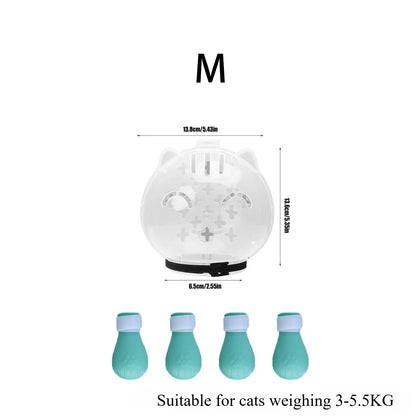 Cat Muzzle Grooming Cover Plastic Anti Bite Anti Lick For Cats