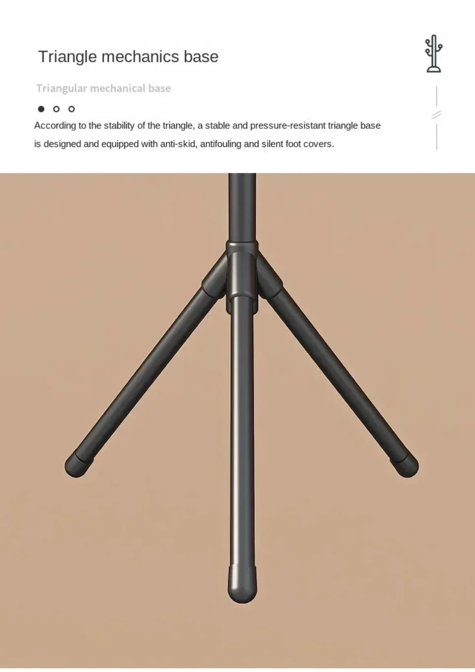 Vertical Coat & Hat Stand – Bedroom Storage Rack