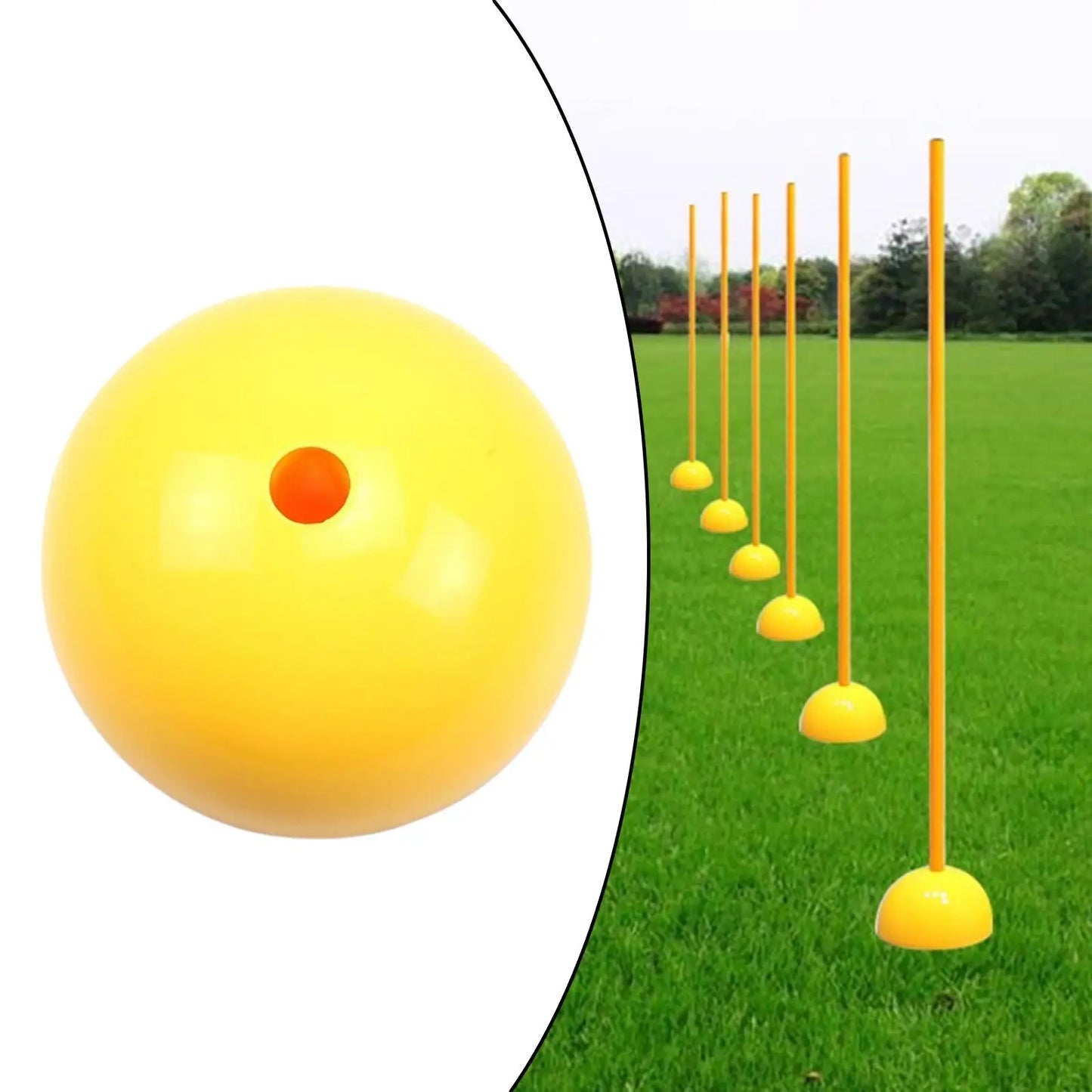 Training Equipment Soccer Training Markers Football Sign Pole Agility Marker Strong Identification Obstacles sport Roadblocks